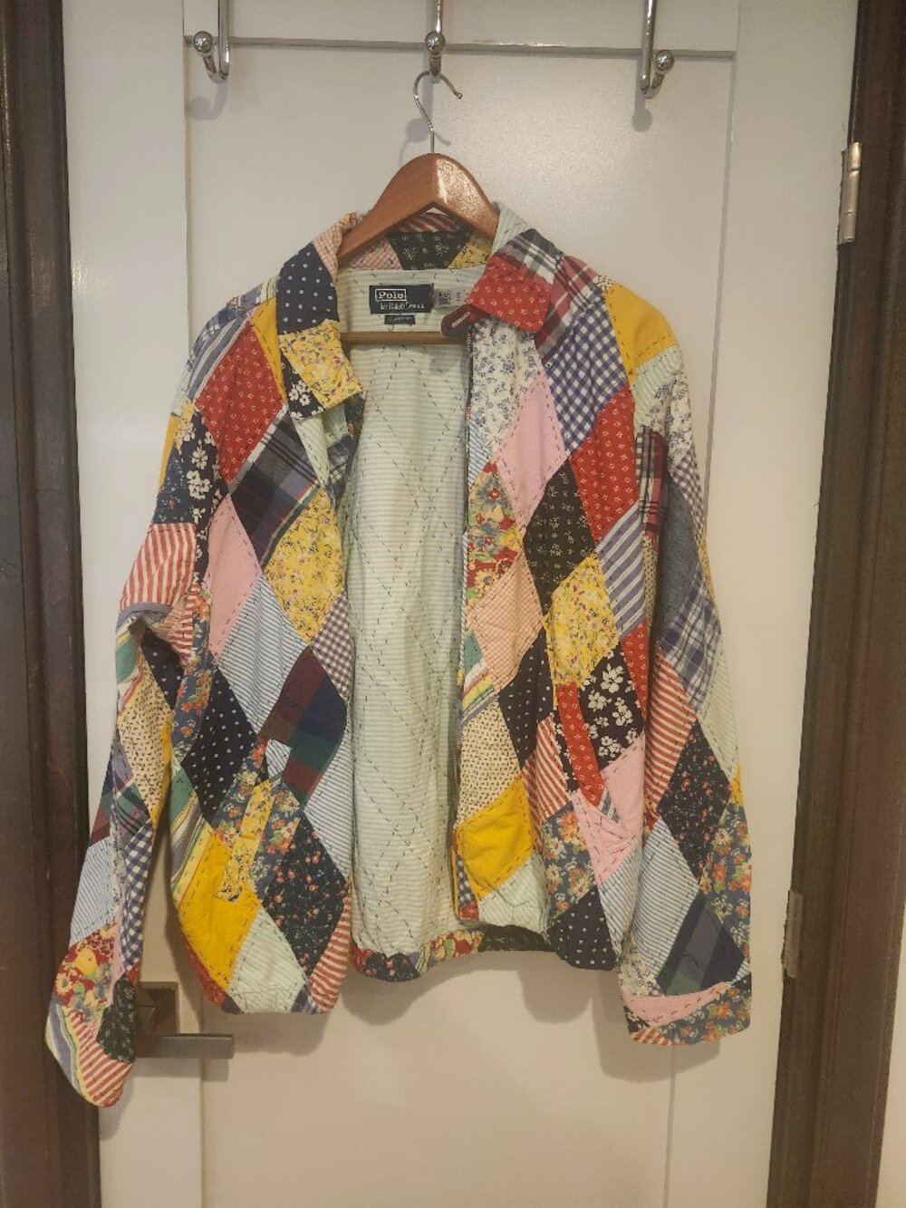 Ralph Lauren Multi-color Men's/ Unisex Patchwork Jacket Size Large (sz 42/44)